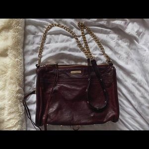 Rebecca Minkoff MAB crossbody bag IN BURGUNDY